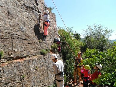 Escalade en pleine nature avec Vertical sensation