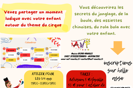 Atelier cirque parent-enfant